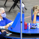 Contractors working for Cyber Ninjas, who the Arizona State Senate hired, examine and recount ballots from the 2020 general election at Veterans Memorial Coliseum on May 1, 2021, in Phoenix, Arizona.